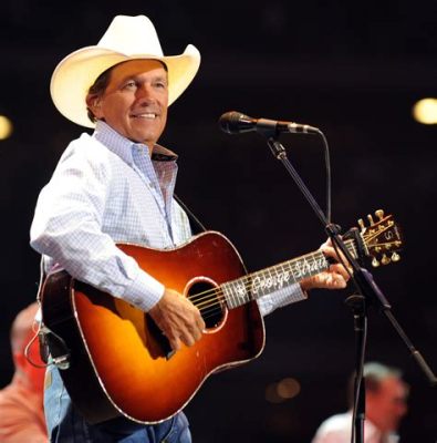 What kind of guitar does George Strait play, and how does it influence his unique sound?